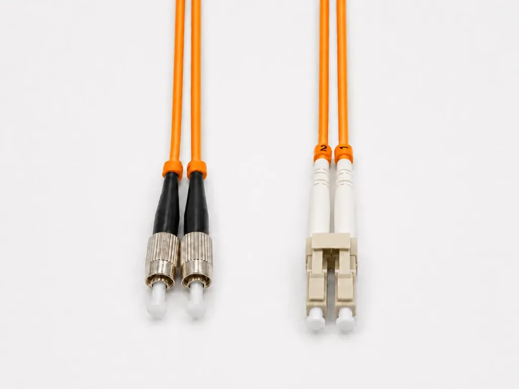 2m, Duplex, Multimode OM2 50/125um, FC-LC connectors