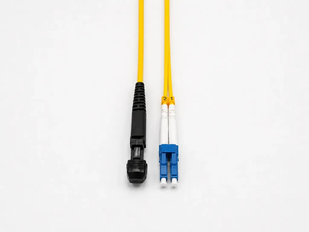 8m, Duplex, Singlemode 9/125um, LC-MTRJ connectors