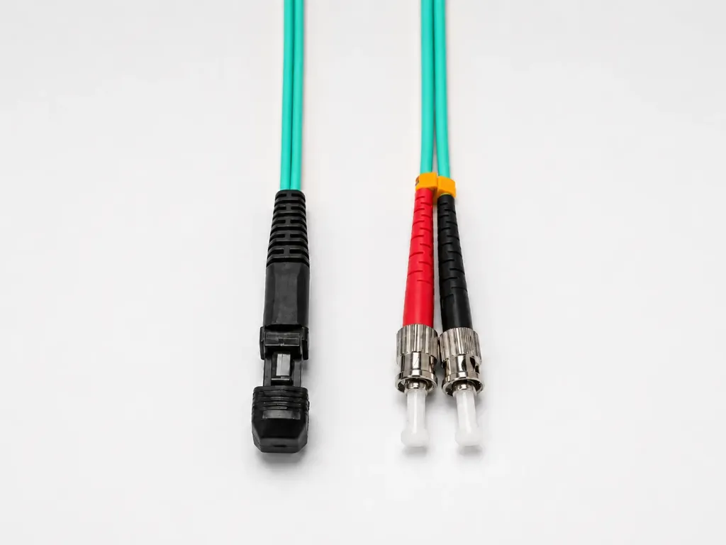 3m, Duplex, Multimode OM3 50/125um, MTRJ-ST connectors