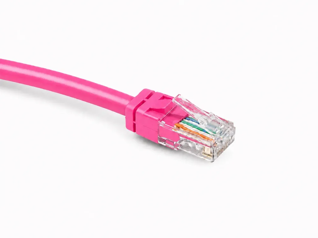 15m CAT6 U/UTP Patch Lead Pink