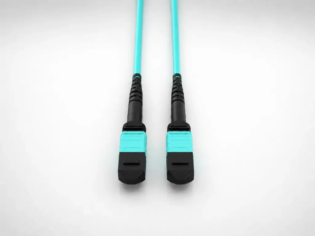 [MPOM12OM3-10M(A)] 10m OM3 12 Fibre MPO(M)-MPO(M) - Type A
