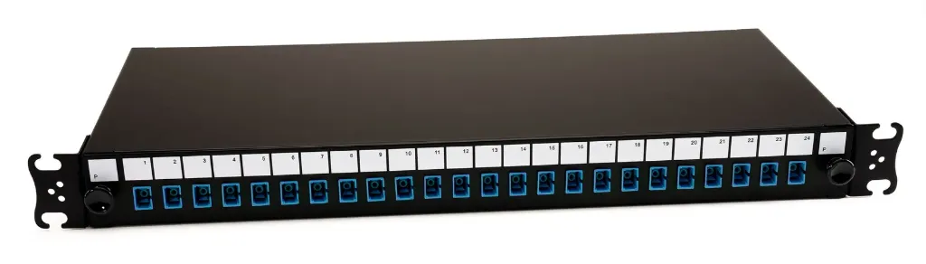 [PP12SCAMM] Sliding Drawer Fibre Patch Panel 12 Way MM SC/APC 6x Duplex Connectors