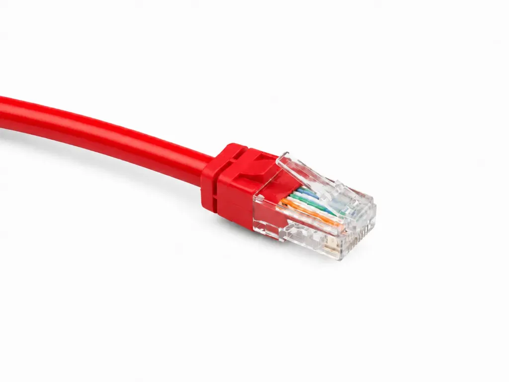 10m Cat6a S/FTP Patch Lead LSZH Red