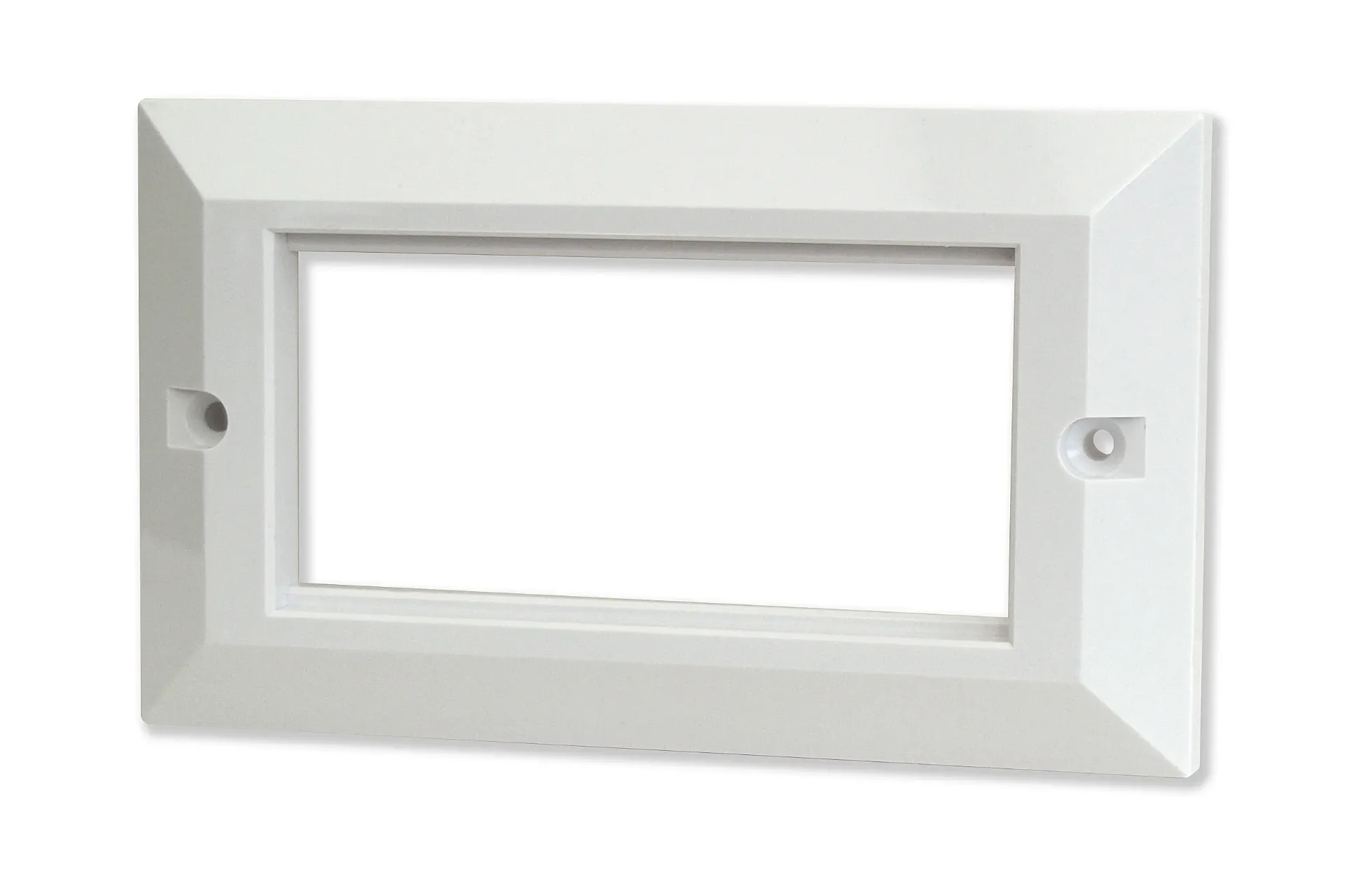 [SX7071WH] KAUDEN™ Quad Bevelled Faceplate - White