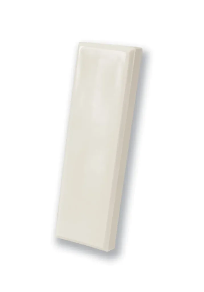 [SX7059/10WH] KAUDEN™ Faceplate Blank 12.5x50mm | Quarter blank (Pack of 10)