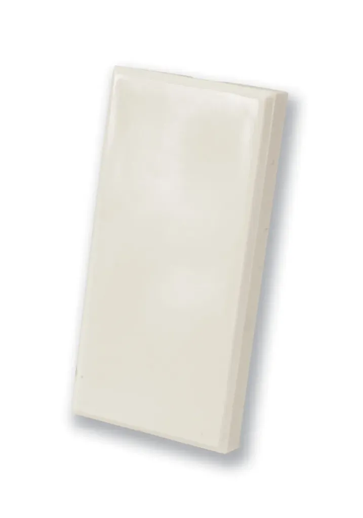 [SX7060/10WH] KAUDEN™ Faceplate Blank 25x50mm | Half blank (Pack of 10)