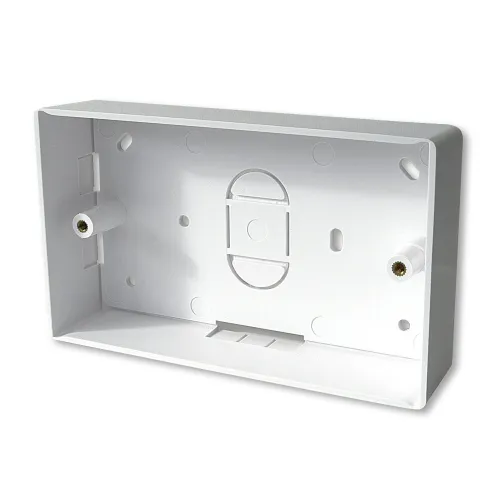 [SX7048WH] Kauden™ Double Plastic Back Box 32mm Deep