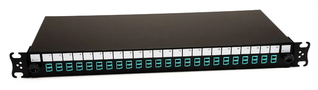 [PP4LCMM] Sliding Drawer Fibre Patch Panel 4 Way MM LC 2x Duplex Connectors