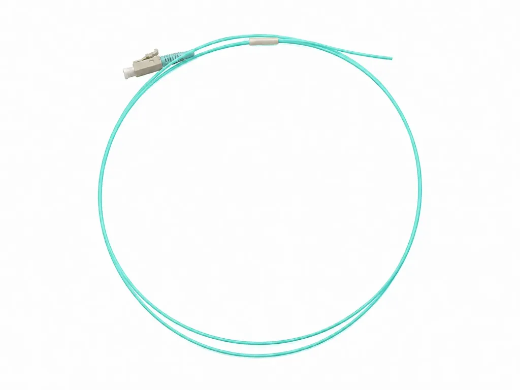Fibre Pigtail Tight Buffered OM3 LC Aqua - 2m