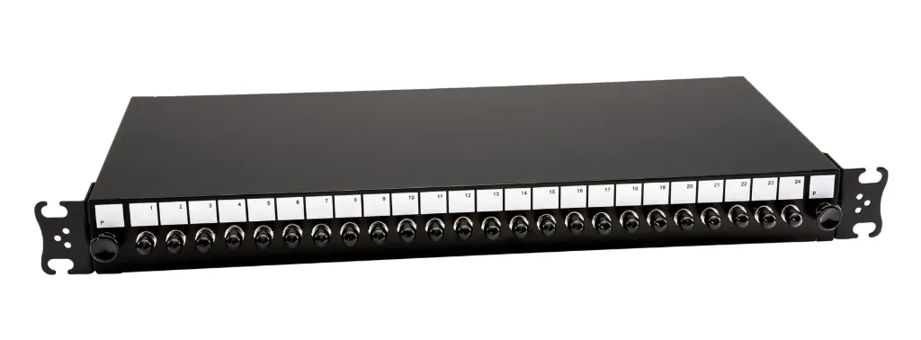 [FD-PP-ST-12-MM] Sliding Drawer Fibre Patch Panel 12 Way MM ST 12x Simplex Connectors w/pigtails
